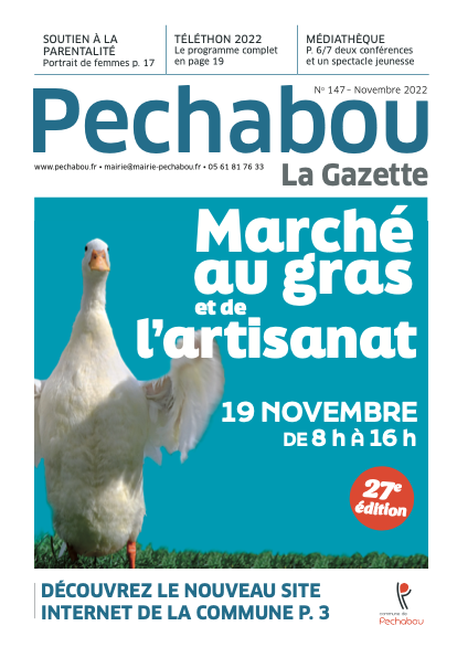 La Gazette de Pechabou novembre 2022