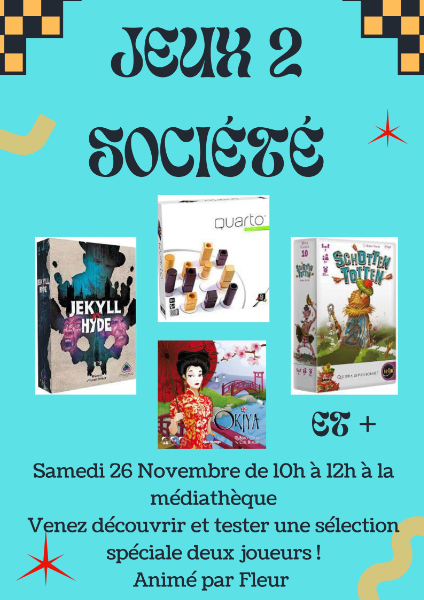 Jeux 2 société2A Médiathèque