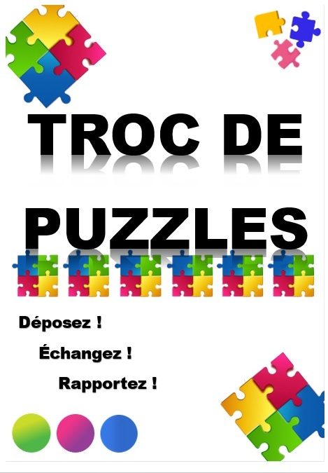 Troc de puzzles à la médiathèque !