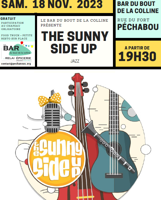 Le programme de novembre du Bar du Bout de la Colline