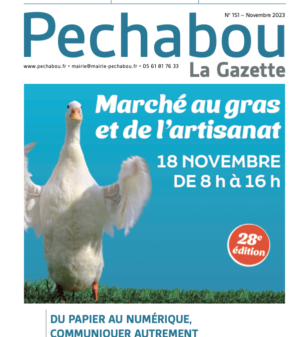 La Gazette de Pechabou novembre 2023