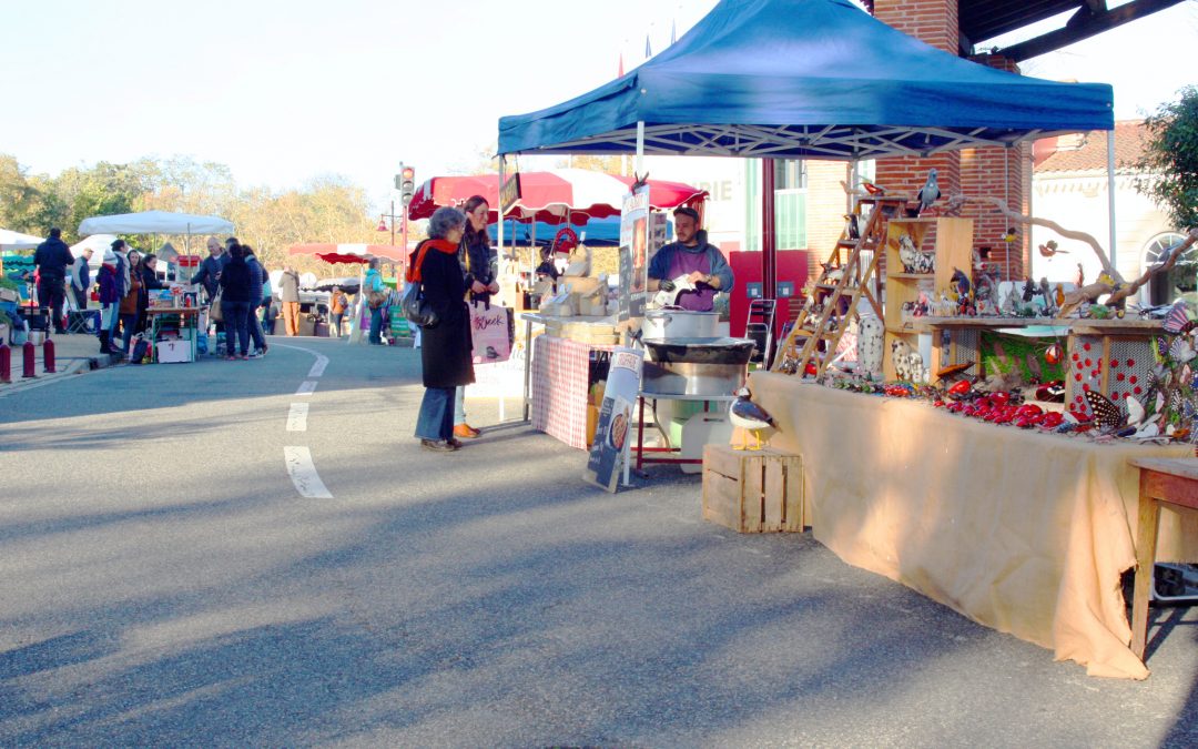 Un marché au gras en fanfare