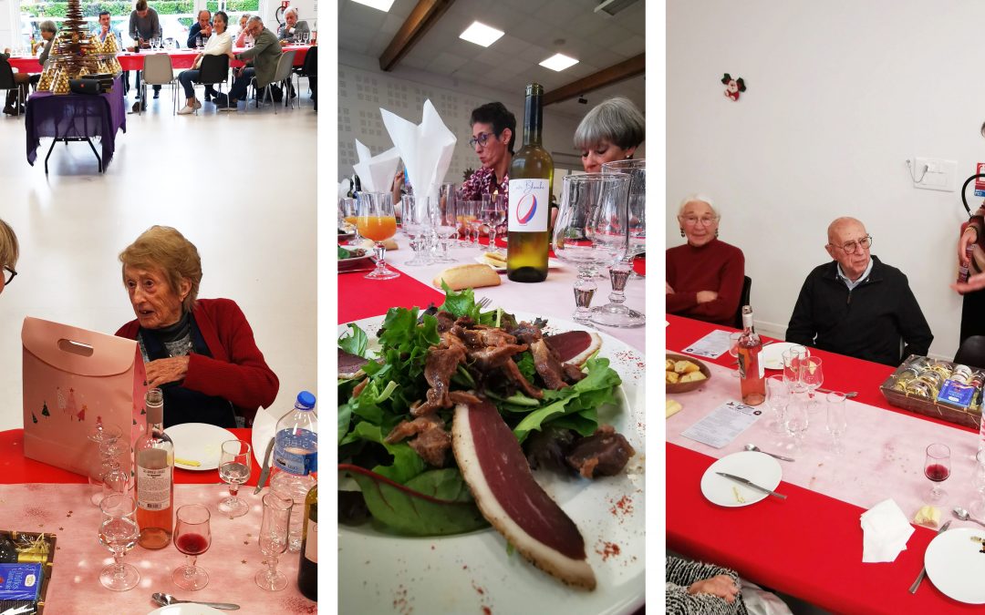 Le repas de Noël avec nos ainés : un rassemblement qui bat son plein