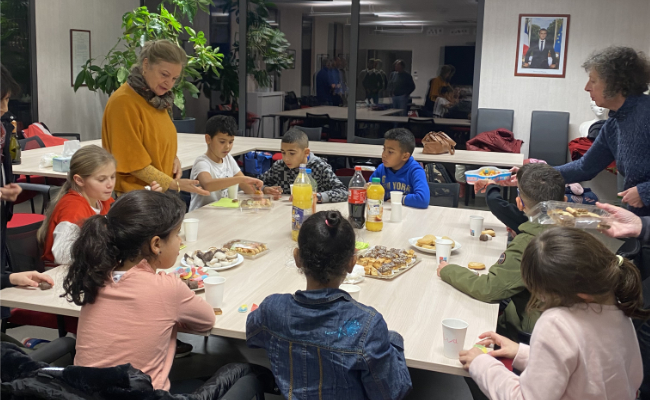 Petite fête de fin de trimestre au CLAS