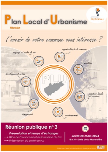 Présentation publique du projet du futur PLU