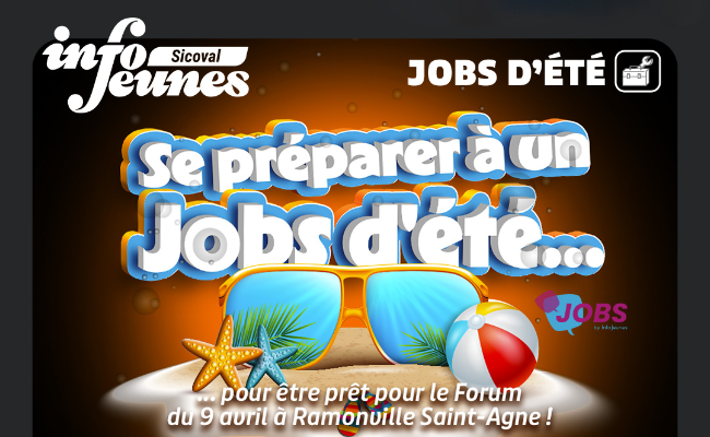 Affiche Ateliers Jobs d'été 2025