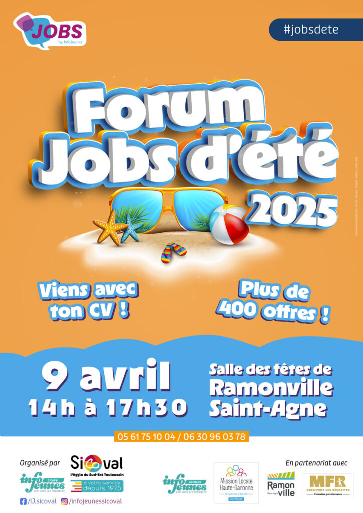 Affiche forum jobs d'été 2025