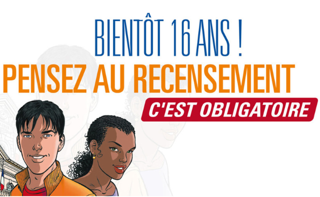 Vous venez d’avoir 16 ans, pensez à vous faire recenser
