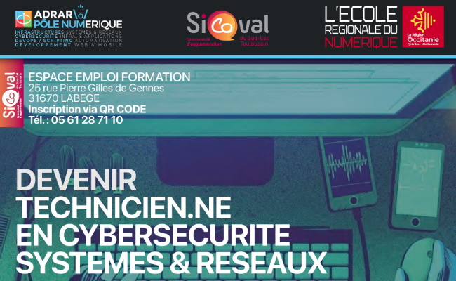 Formation technicien en cybersécurité