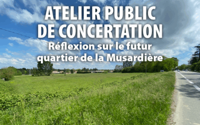 Nouveau quartier de la Musardière, atelier public de concertation