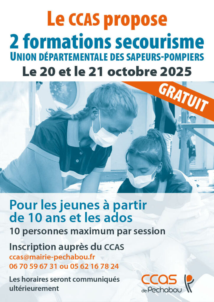 Une formation en secourisme gratuite - Commune de Pechabou