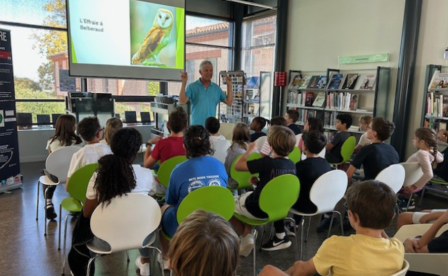 Séance de sensibilisation pour les élèves de l’école primaire
