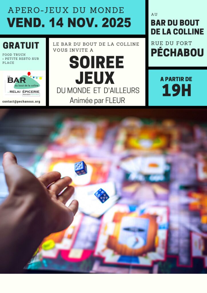 Affiche soirée jeux