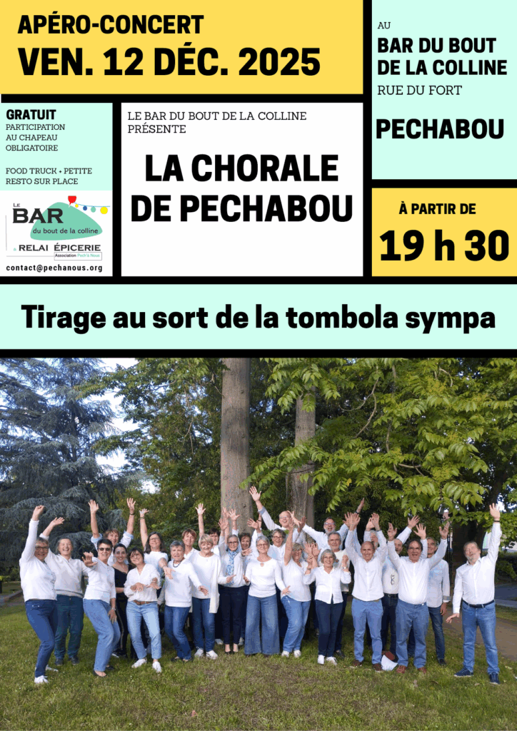 Affiche Bar chorale tirage au sort 12 décembre