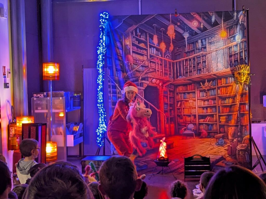 Noël à la bibliothèque