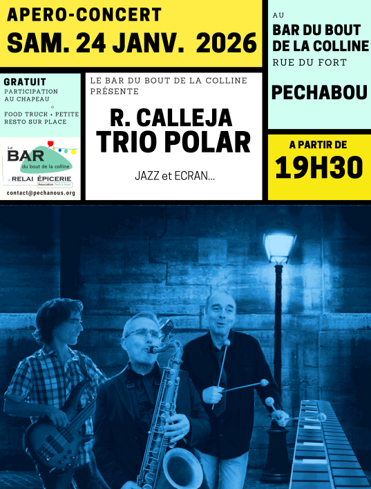 Apéro-concert du 24 janvier 26 Trio Polar