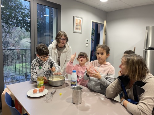 Les enfants du CLAS à l'atelier crêpes 2026