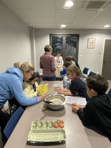 Les enfants du CLAS à l'atelier crêpes 2026