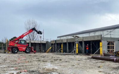 La maison des sports prend forme