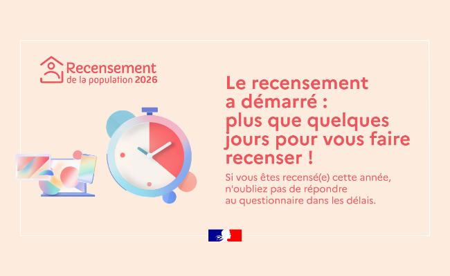 Le recensement, c’est maintenant !