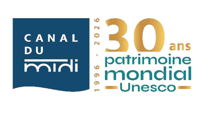 Logo canal Midi 30 ans Unesco canal Midi 30 ans Unesco