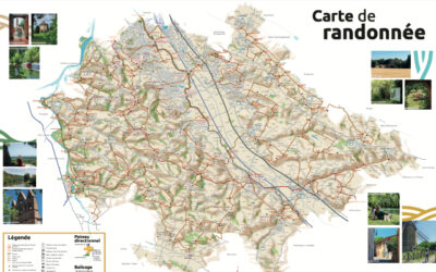 Une carte de randonnée sur tout le territoire du Sicoval