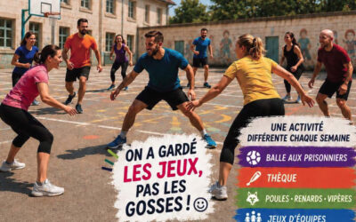 Sport de récré : les jeux de cour de récré reviennent… pour les grands
